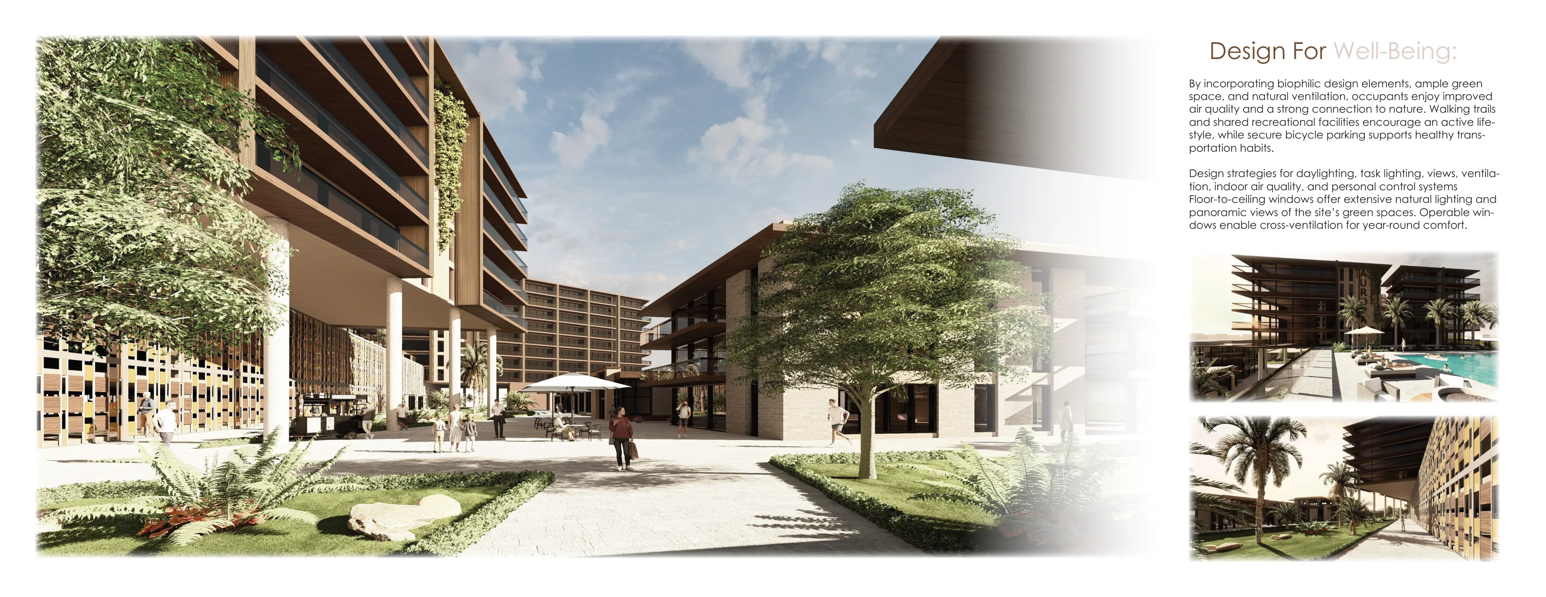 The Aurora Commons - design for well-being, daylighting, and natural ventilation